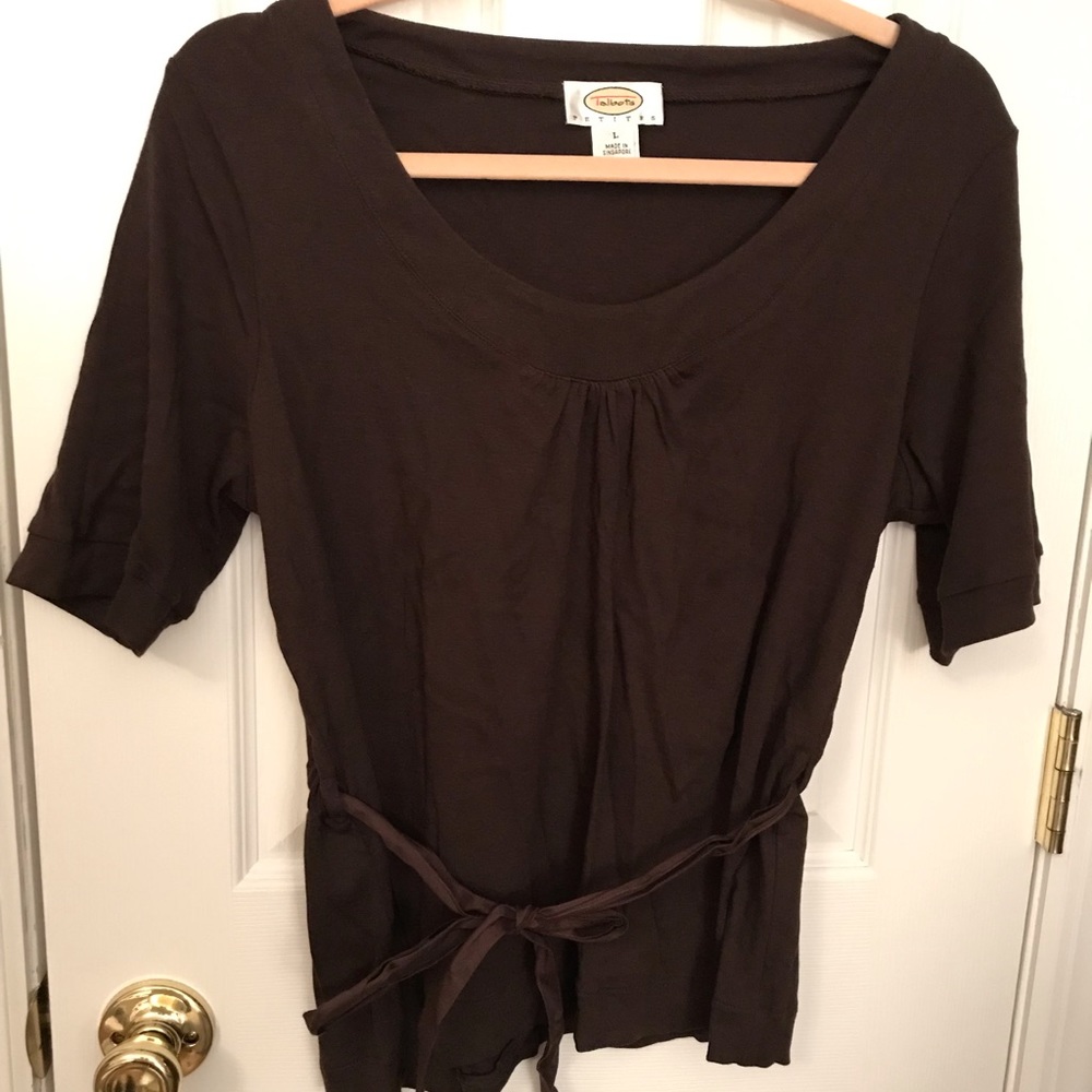 Brown Talbots cotton top. Bundle promo: send offer - 5 items for $35 🌸 - Picture 4 of 7
